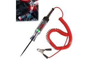 CHERSUN Automotive Circuit Tester Pen, 3-90V DC Voltage Tester with LED Digital Test Light, Car Fuse Tester, Electrical Live Wire and Relay Tester, 12V Battery Tester for Vehicle Wiring Circuit Checking