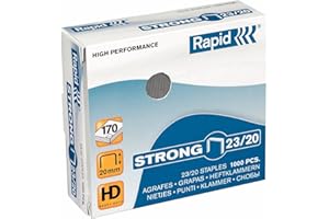 RAPID 24870400 - Caja 1000 grapas 23/20 mm Strong galvanizada