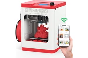 ENTINA Stampante 3D Tina2 S con Stampa WiFi, Mini Stampante 3D per Principianti, Livellamento Automatico e Alta Precisione, Aggiornamento Scheda Madre Ultra Silenziosa e Piattaforma Riscaldabile