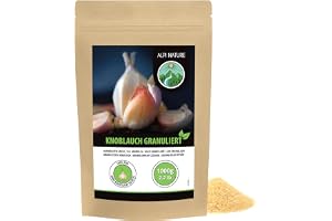 Alpi Nature Vitlök Granulerad 1kg, Torkad och Granulerad Vitlök, Vitlöksgranulat, Vitlök Krydda