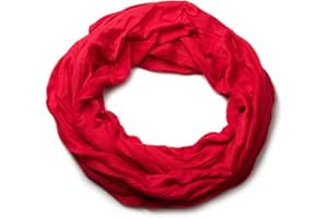 styleBREAKER Damen Jersey Loop Schlauchschal in Crash-Optik | Leichter elastischer Sommerschal Unifarben | Weich & Modisch | One Size