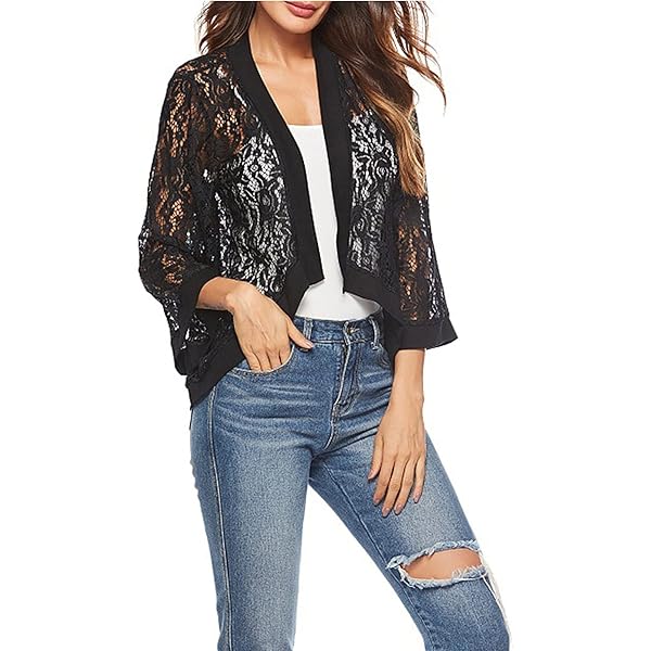 Bolerojacke Strickjacke Damen Kurzarm Kurzarm Bolero Damen Damen