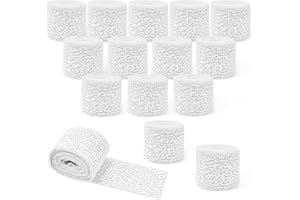 KYYGKY Keratex Plaster Bandages Set 15 Rolls 5 cm x 270 cm Baby Belly Plaster Bandages for Crafts Plaster Bandage Baby Belly Plaster Bandages Plaster Cloth Baby Belly Crafts Model Making Quick Drying