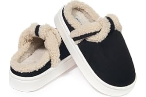 JOMIX Damskie kapcie zimowe domowe ciepłe płaskie ciepłe futrzane kapcie wygodne i miękkie