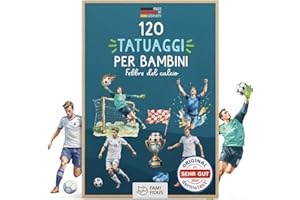 Famifidus 120 Tatuaggi per Bambini | gadget festa compleanno bambini – dermatologicamente OTTIMO e skin-friendly |