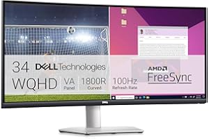 Dell S Series S3423Dwc 86,4 cm (34") 3440 X 1440 pikseli szerokich, W128273773 (34) 3440 X 1440 pikseli Quad HD LCD czarny)