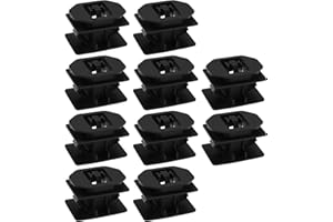 The Lord of the Tools 10PCS Rocker Panel Moulding Clip Side Skirt Sill Moulding Trim Clips 5234172/W716350-S300 Compatible with Ford 2005-2007 Taurus 2008-2009 Black