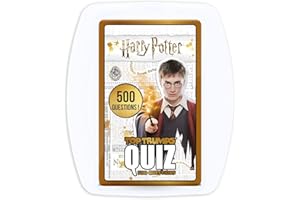 Winning Moves Harry Potter Quiz 6 Ans+ - Jeu Quizz Harry Potter - Jeu Carte Enfant - Jeu de Voyage - Jeu Educatif - Cartes Educatives - Jeux Quizz
