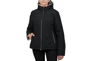 TONY BACKER Giacca Donna Doubleface Calda Giubbotto Tecnico Antivento Reversibile inverno Escursionismo Trekking Montagna VA9308