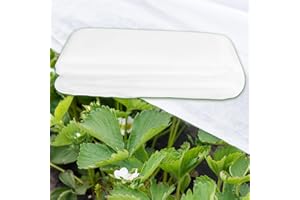 Zokaboc Garden Fleece Frost Protection 35gsm, 2 x 5m, Heavyweight Horticultural Fleece for Plants, Garden Fleece Roll for Plants, Non-Woven Fabric, Winter Plant Protection