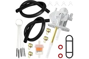 SOAJEE Válvula de combustible para tanques Yamaha Big Bear 250 350 Grizzly 450 600 660 Banshee Blaster 200 Kodiak 400 Moto-4 350 Wolverine Raptor 660 YFM250 YFM350 YFM600