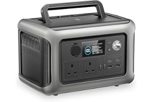 ALLPOWERS Portable Power Station R600, 299Wh LiFeP04 Battery with 2x 600W (1200W Surge) AC Outlets Solar Generator, Recharge from 0-100% in 1 Hour, for Outdoor Camping RV Home Use
