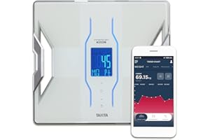 Tanita RD-953 Bluetooth 4 Low Energy - Báscula de análisis de composición corporal con tecnología médica, color blanco