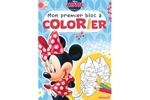 Disney Minnie – Mon premier bloc à colorier – Livre de coloriage – Dès 3 ans
