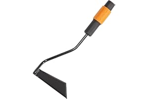 Fiskars Schuffel, Gerätekopf, Breite: 13 cm, Stahl, Schwarz/Orange, QuikFit, 1000682