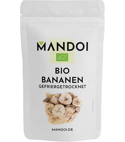 Gefriergetrocknet BIO Bananen In 3-5mm Scheiben