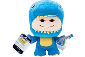 DevSeries Blue Rex 8-Inch Plüsch – 8-Inch Polyester Plüsch mit exklusivem virtuellem Item Code