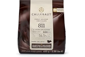 Callebaut Finest Belgian Dark Chocolate, Brown, 400 g