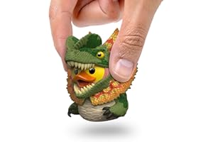 TUBBZ Mini: Park Jurajski - Dilofosaurus Cosplay gumowa kaczka winylowa figurka