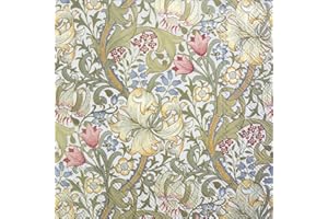 Crafty Things 4 x Paper Napkins - Golden Lily (William Morris) - Ideal for Decoupage/Napkin Art