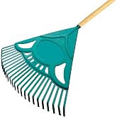 Raco Expert 53726 Ahşap Saplı Plastik &Ccedil;im Ve Yaprak Toplama Tırmığı 60 Cm