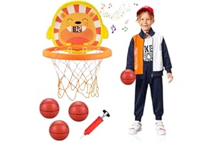 TLYYUKP Basketball Hoop for Kids Age 2 3 4+,Basketball Hoop for Bedroom,Mini Basketball Hoop,Basketball Stand With Timer Toys Gifts Age 3-10 Girl Gifts for Kid Xmas Gifts