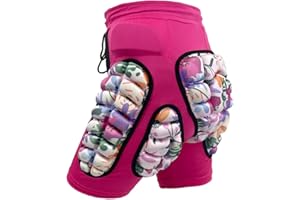 Colcolo Pantalones Cortos Acolchados para niños, Almohadillas de protección de Cadera, Pantalones Cortos de Impacto Gruesos de EVA, Protector de Cadera para