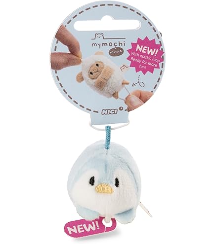 NICI 62371 Knuffelparkiet Birb, 5 cm, beige, zacht pluchen dier, schattig knuffeldier om te knuffelen en te spelen, geweldig cadeau-idee voor kinderen en volwassenen