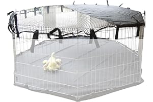 Speedwellstar – Animal de Compagnie Stylo Housse Soleil Ombre Jeu Cage Chien Caisse Course Cage Non Incluse
