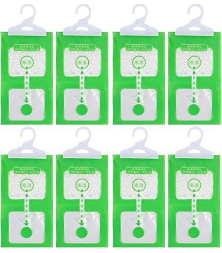 POWZOO Entfeuchter 12x100g | Hänge Luftentfeuchter Für Schrank, Bad & Auto