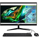 Acer Aspire C27-1800 Computer Fisso All in One, Pc Desktop, Processore Intel Core i5-1335U, Ram 8 GB DDR4, 512 GB SSD, Displa