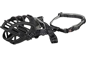 Trixie Museruola Flex Muzzle Silicone Accessorio per Cane 4047974176115, Multicolore, Unica