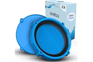 anetos Winter closure set for Intex and Bestway pools - 100% leak-proof - 2 pieces with matching seals