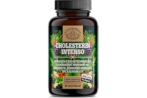 ‎SCHEUNENGUT CHOLESTERIN INTENSO® Roter Reis -WICHTIG: Cholesterin Kapseln mit Monacolin K, Schwarzer Knoblauch, Bergamotte, Artischocke etc -Roter Reis Kapseln- DE SCHEUNENGUT®