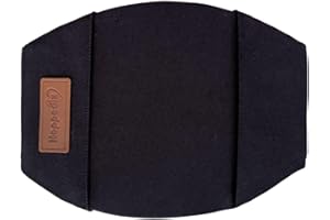 Hoppediz Lendenwirbelstütze, ergonomische Unterstützung für Babytrage und Tragetuch, universell, black