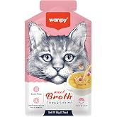 Wanpy Ton Balıklı ve Karidesli Tahılsız Kedi &Ccedil;orbası 50gr x 12 Adet