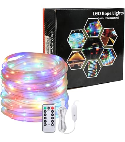 Tube Lumineux 240 Leds 10 M. Avec Contrôleur D'effets Verts Extérieurs