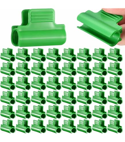300 pezzi per serra in alluminio isolante rete ombreggiante serra Twist Clip kit serra clip di fissaggio in plastica verde clip di fissaggio e rondelle, clip angolari extender