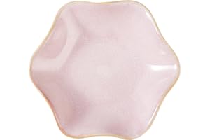 BINOSTER Ceramic jewelry dish,gifts for women her leaf jewelry Plate trinket key tray small ring dish holder nightstand decor home decor Christmas Birthday Friendship Gift for friend girl colleague (BigPink)