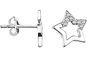 SOFIA MILANI - Kolczyki damskie ze srebra próby 925 - kolczyki w kształcie gwiazdek