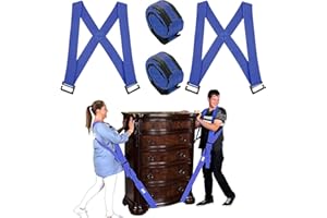 ‎FORHOME Forhome Tragegurte Umzug, 2 Personen Tragegurt, Transportgurt, Hebegurt Möbel Tragegurte, Einfaches Heben, Tragen, Bewegen von Möbeln Haushaltsgeräten Matratzen - 300 Kg Tragfähigkeit