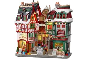 Lemax Christmas Village 15739 - Città di Natale, funzionamento a batteria, 4,5 V