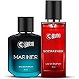 Beardo Mariner & GodFather Perfume For Men (50Ml X Pack Of 2) | Long Lasting Perfume | Date Night Perfume For Men | Gift for husband | Gift for boyfriend | Gift for Men