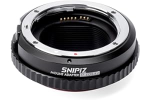 SNIPIZ EF-EOS R2 Objektiv Adapter, EF/EF-S Objektiv auf RF Mount Kamera Autofokus Objektivadapter Konverterring, Kompatibel mit Canon EF/EF-S-Objektiv auf EOS RP, R5, R6, R7 Kameras