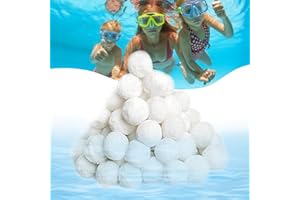 BLLREMIPSUR Pool Filter Balls, Swimming Pool Cleaning Ball Eco-Friendly Fiber Filter for Swimming Pool Aquarium Fish Tank Sand Filters (700g)