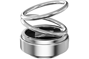 Neyeau Portable Kinetic Molecular Heater,Mini Portable Kinetic Heater,Kinetic Heater for Car,Auto Rotating Solar Double Ring Heater,Car Aromatherapy Decoration