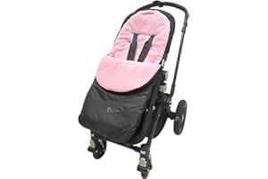 FOR YOUR LITTLE ONE Footmuff/Cosy Toes Compatible with Buggy/Pushchair/Pram Light Pink