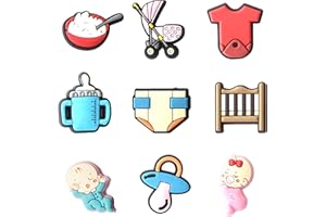 NTCL 18 Pcs Décoration Chaussures Dessin Animé Charmes De Chaussures Pour Enfants PVC Décoration Sabot Charmes Suspendus Ornements Boutons d'Ornement De Chaussures Décoration Insigne De Chaussures