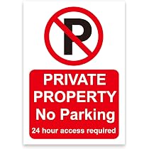 OriginDesigned Warnschild „Kein Parken Vor Dem Tor“ – 195x142 Mm, Acryl 3 Mm, Wasserdicht Für Außenbereich
