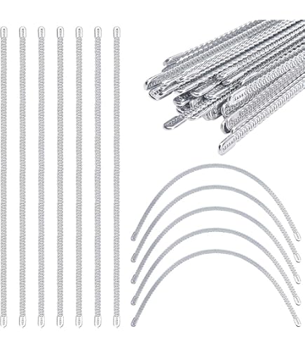 Eloja® Spiralfedern-Set Für Korsetts – 3 M Spiralfeder 5 Mm + 30 Endkappen Aus Edelstahl